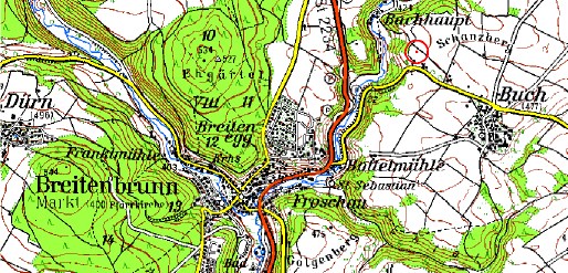 Topographische Karte